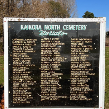 Kaikora North Cemetery