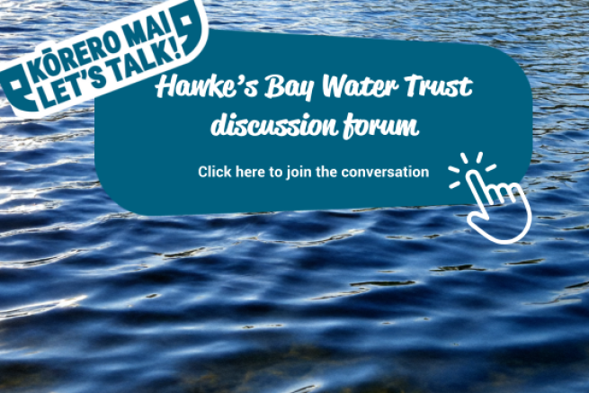 Hawke’s Bay Water Trust discussion forum