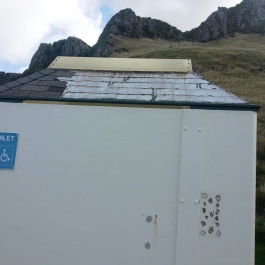 Kairakau Beach Toilets north - Kairakau Beach Toilets North are at the northern end of the beach