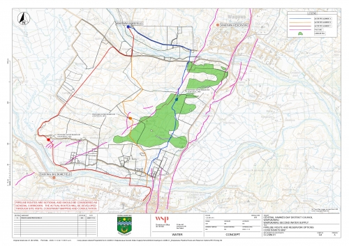 3 C2089.01 Waipukarau Pipeline Route and Reservoir Options REV A G4 page 0001