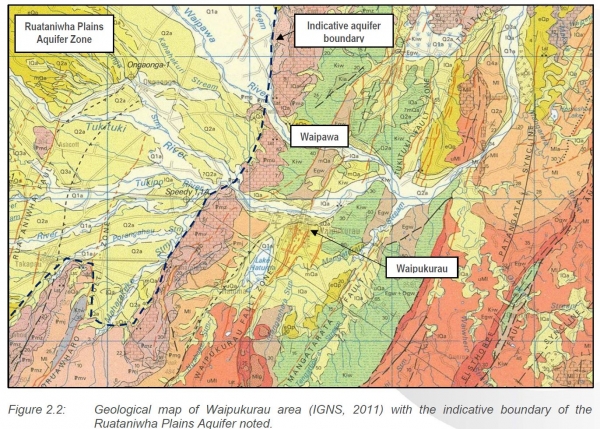 Geological map of WPK area