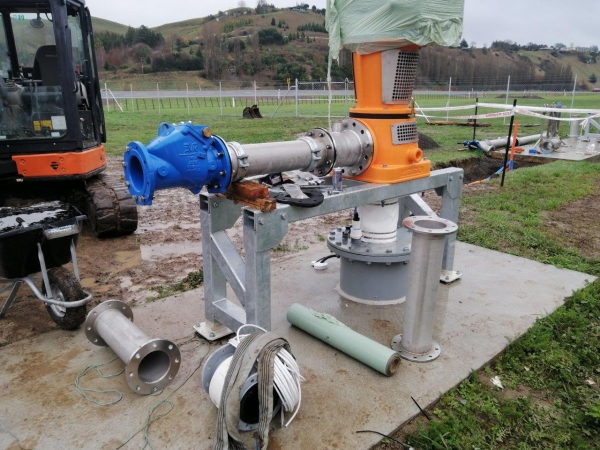 SH2 Borefield New Pump Installed