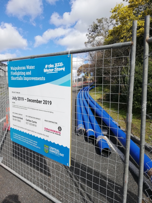 Site Fencing with Signboard