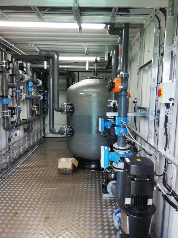 Takapau WTP Green Sand filter Room